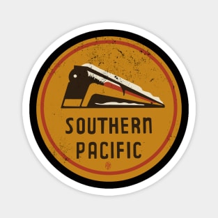 Vintage Southern Pacific Railroad Ashtray Magnet