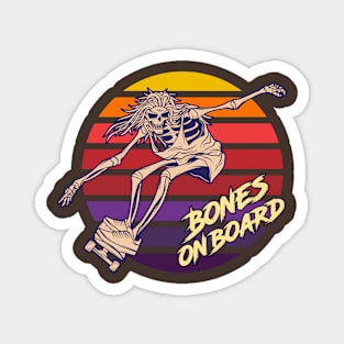 Bones On Board Magnet