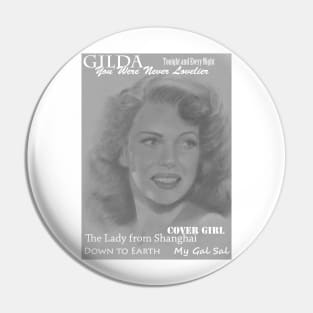 Rita Hayworth Pin