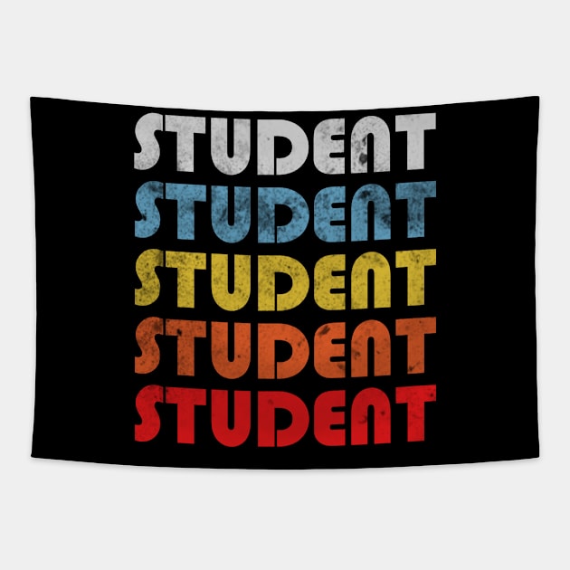Student gift retro design. Perfect present for mom dad friend him or her Tapestry by SerenityByAlex
