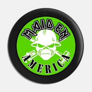 Maiden the USA Pin