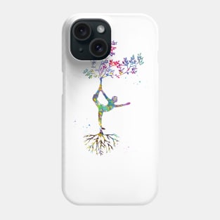 Yoga pose Phone Case