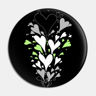 Loveheart - Agender Pin