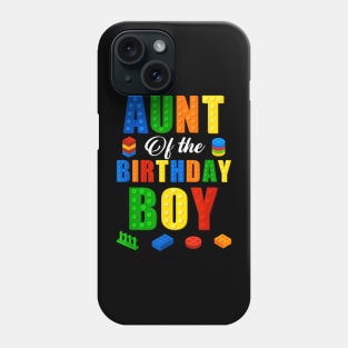 Aunt Birthday Boy Master Builder Building Bricks Blocks Phone Case