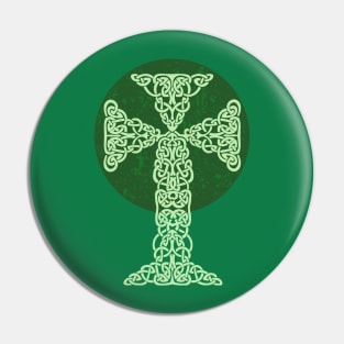 Celtic Christian Cross Knot Pin