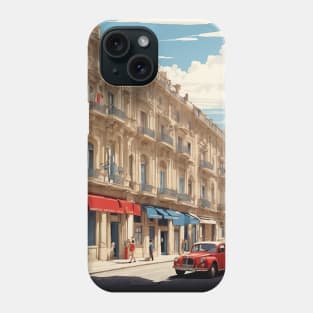 Montpellier France Vintage Poster Tourism Phone Case