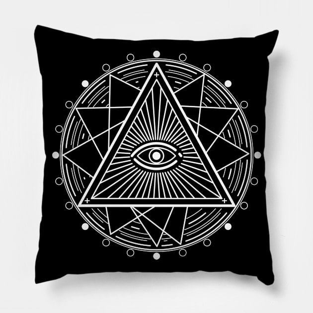 Alchemy Sign Pillow by Macphisto Shirts