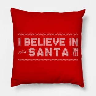 I Believe in Santa - Family Christmas - Merry Christmas Pillow