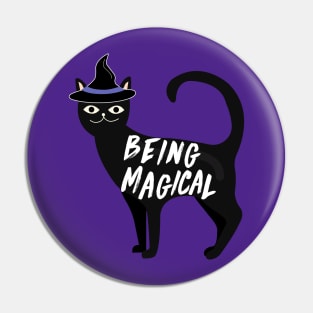 Being Magical Cat Pin