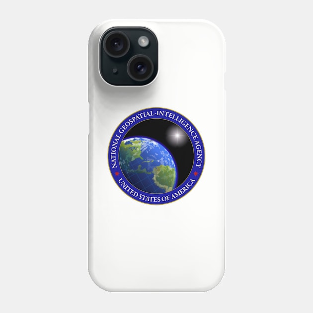 National Geospatial Intelligence Agency Logo Phone Case by Spacestuffplus