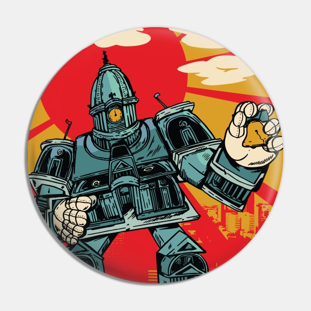 City Hall 1885 Bright Sun Pin by Thomcat23