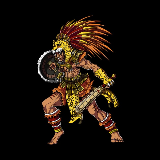 Aztec Jaguar Warrior by underheaven