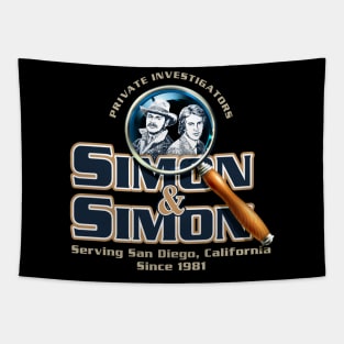 Simon and Simon Private Investigators Tapestry