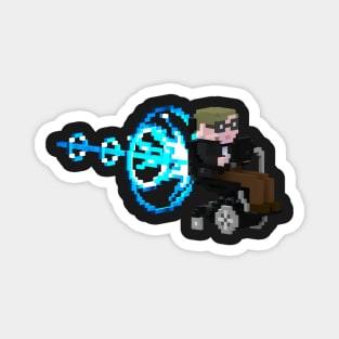 Stephen Hawking Rocket-chair Magnet