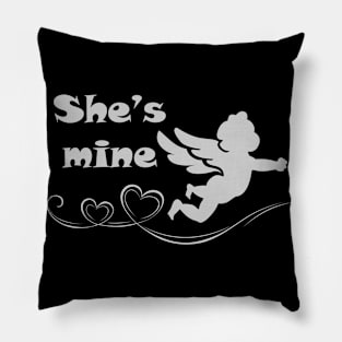 cupid couple clothing for man Pillow