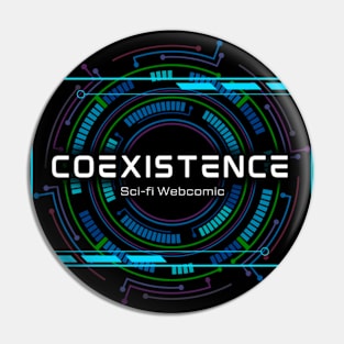 Coexistence logo Pin