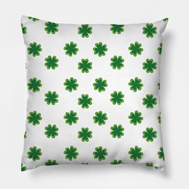 St Patrick Pattern Pillow by TomCage