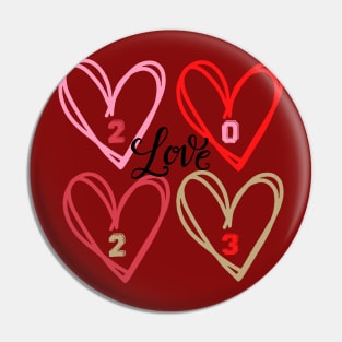 2023 valentines day Pin