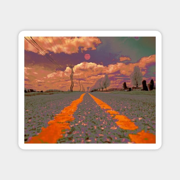 Road to Nowhere Magnet by Cajuca