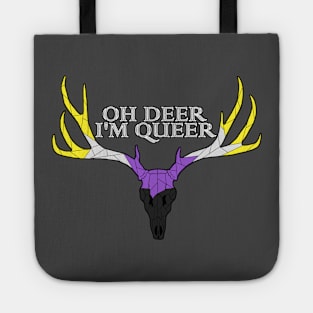 Oh deer I'm queer Nonbinary Tote