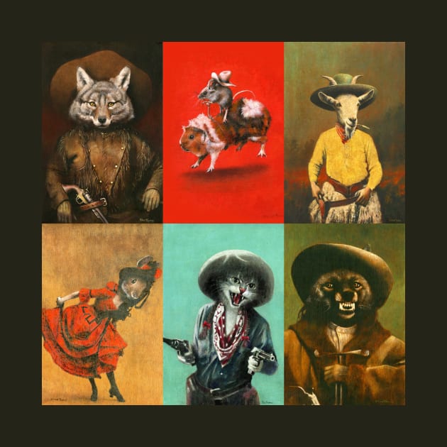 Wild West Animals by mictomart