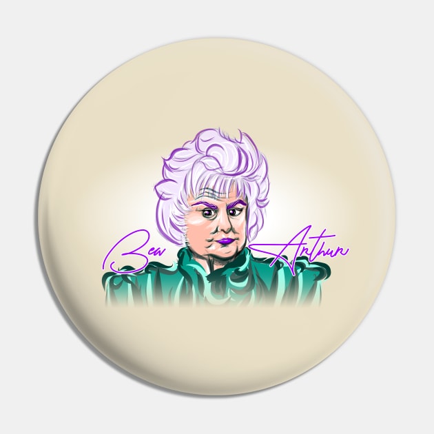 Bea Arthur - With Text Pin by steverodgers