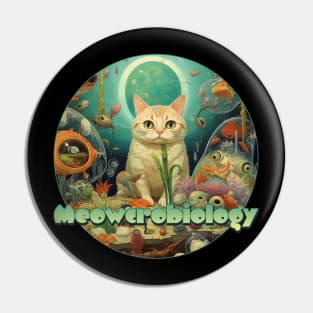 Meowrie Curie: A Meowcrobiologist's Ode to the Feline Genius Pin