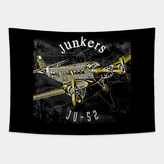 Junkers JU-52 Tapestry by aeroloversclothing