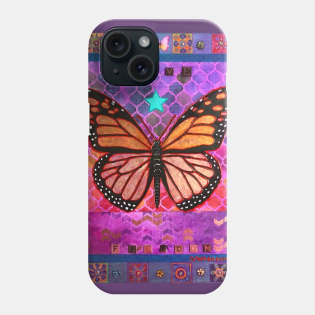 Bronze Butterfly Phone Case by Raybomusic01