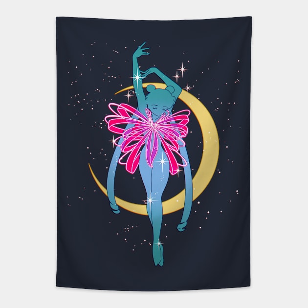 Moon Shojo Tapestry by RetroFreak