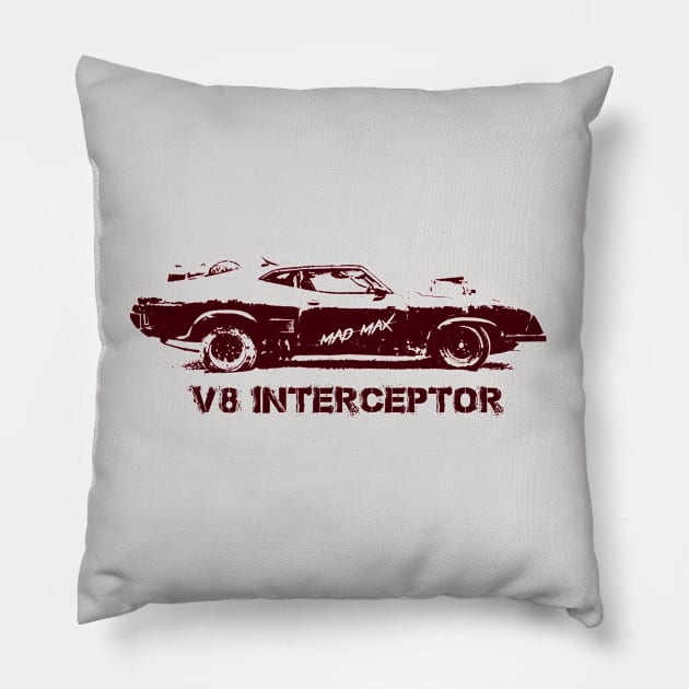 V8 Interceptor Pillow by VanHand