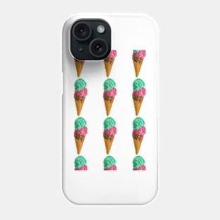 Ice Cream (Chocolate, Strawberry, Chocolate Chip Mint) Phone Case