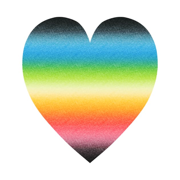 Gradient Queer Pride Heart by JustGottaDraw