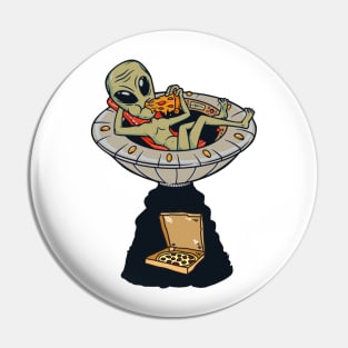 Pizza alien Pin