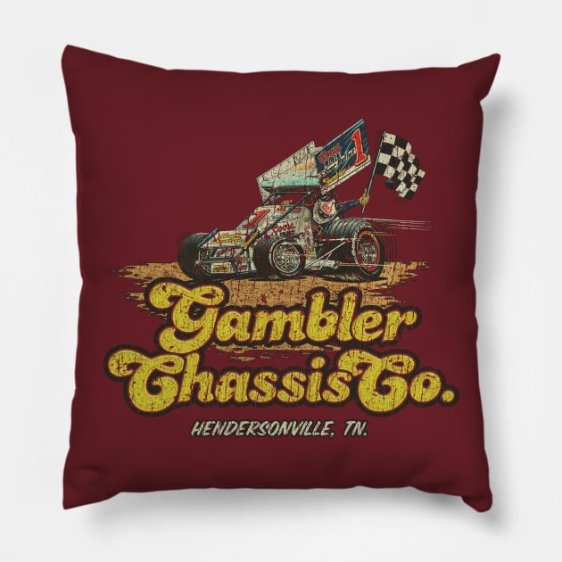 Gambler Chassis Co. 1980 Pillow by JCD666