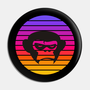 monkey bored face Pin