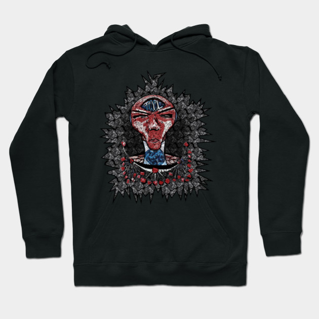 tool red face hoodie