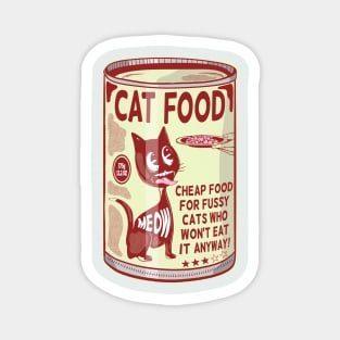 Fussy eater cat food Magnet