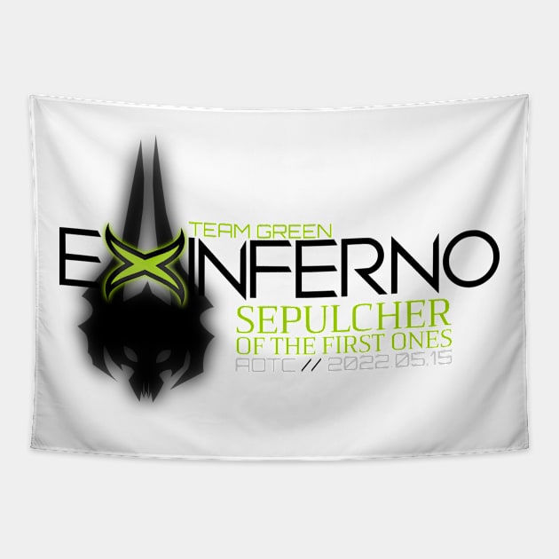 Team Green AOTC Sepulcher of the First Ones T-Shirt Tapestry by Ex Inferno