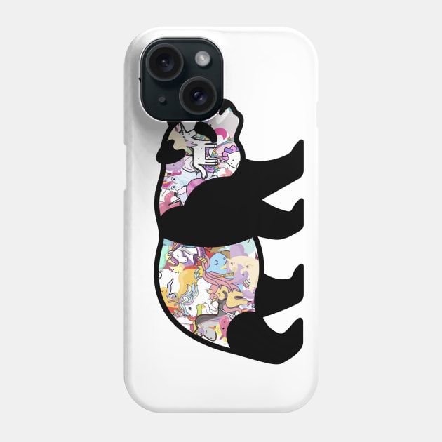 Unicorn Panda Unicorn Panda Birthday Cool Unique Graphic Phone Case by Dad and Co