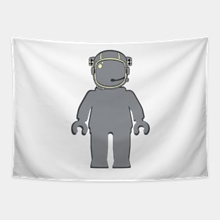 Banksy Style Astronaut Minifig Tapestry