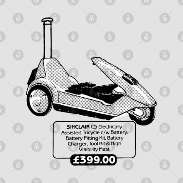 SINCLAIR C5 - advert by Throwback Motors