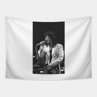 Steve Perry BW Photograph Tapestry