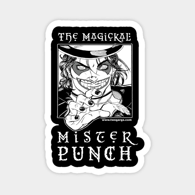 Magickal Mr. Punch Magnet by Twogargs