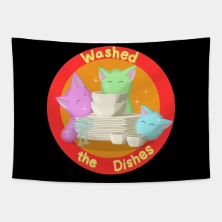 Washed the Dishes Tapestry