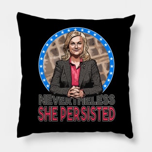 NevertheLESLIE, She Persisted. Pillow