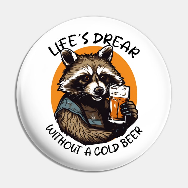 raccoon drinking beer Pin by javierparra