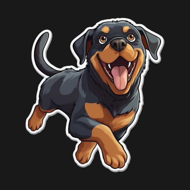 Rottie Cuteness - Adorable Rottweiler Design by InTrendSick