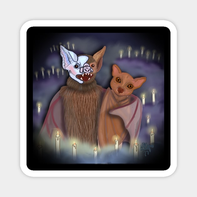 Phantom of the Opera Bats! Magnet by Atlas of Strange