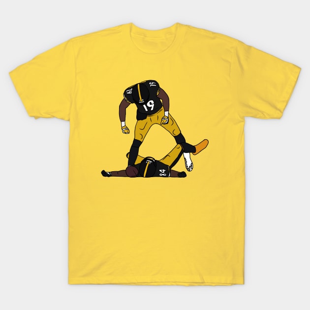 rattraptees Juju Smith-Schuster and Antonio Brown Celebration T-Shirt